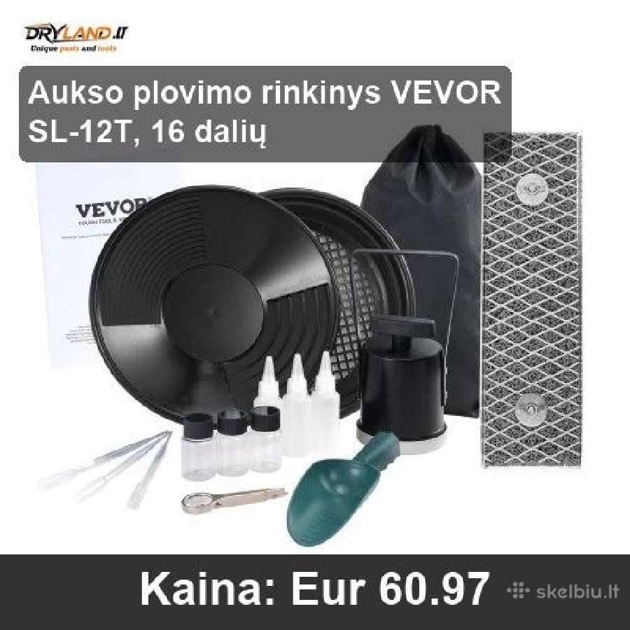 Aukso plovimo rinkiniai, metalo detektoriai - nuotraukos Nr. 7