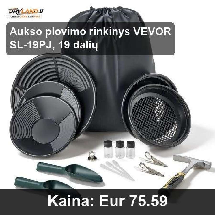 Aukso plovimo rinkiniai, metalo detektoriai - nuotraukos Nr. 9