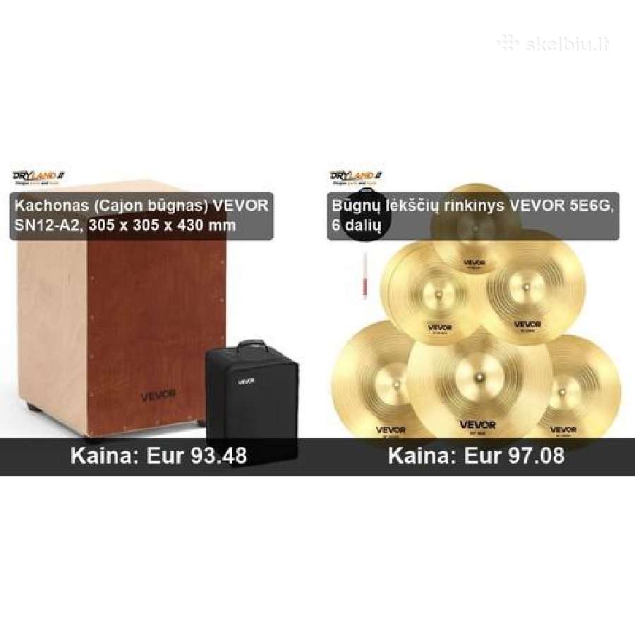 Būgnų Komplektas – Pradėk Groti Dabar! - nuotraukos Nr. 18