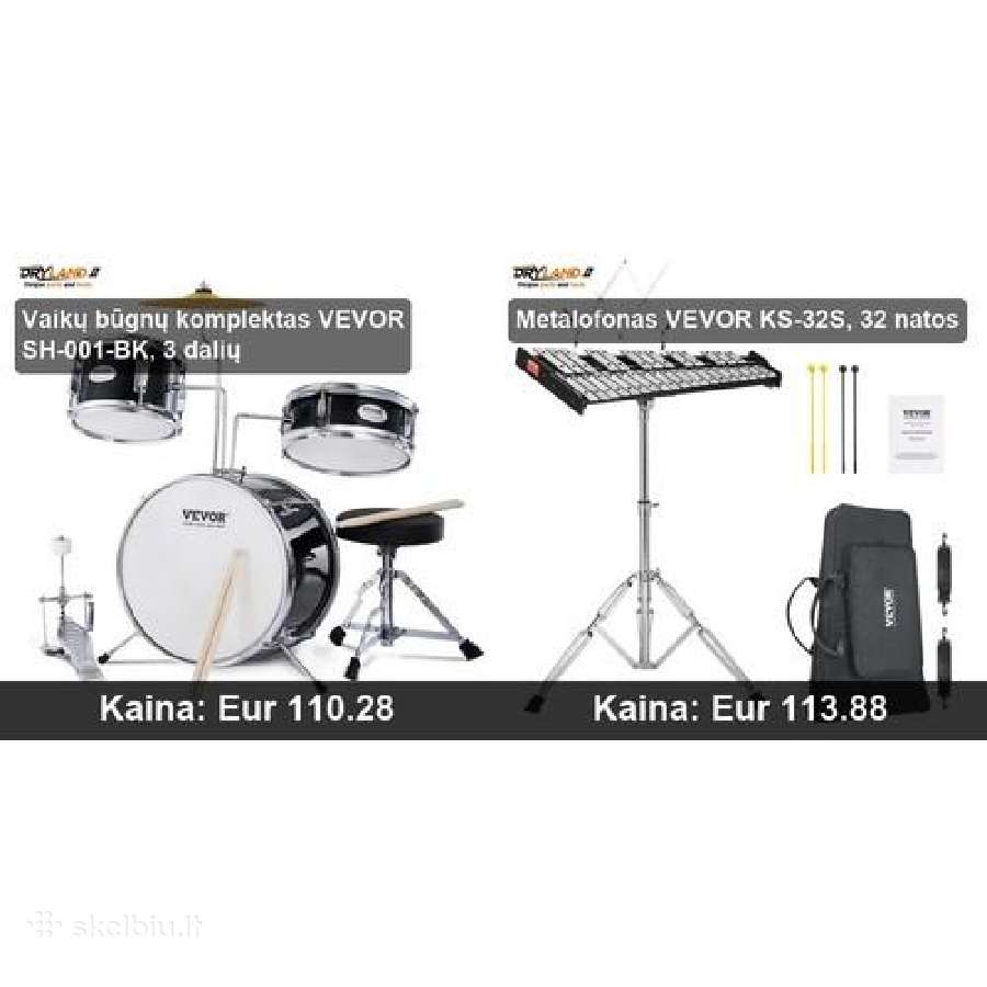 Būgnų Komplektas – Pradėk Groti Dabar! - nuotraukos Nr. 22