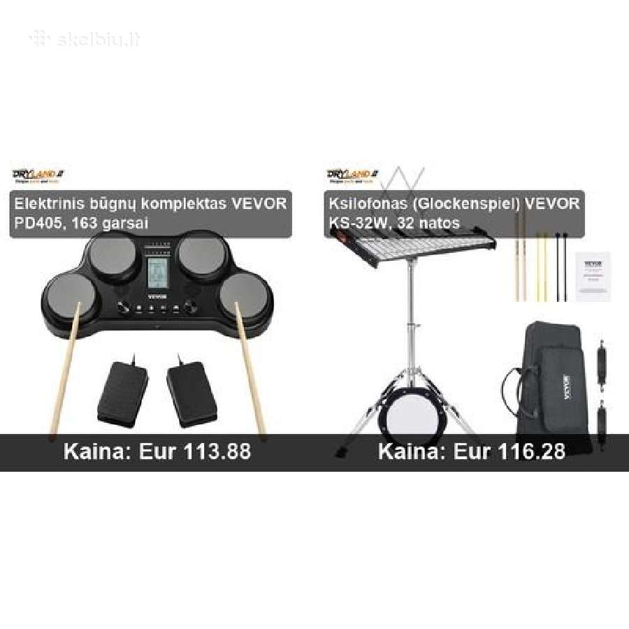 Būgnų Komplektas – Pradėk Groti Dabar! - nuotraukos Nr. 23