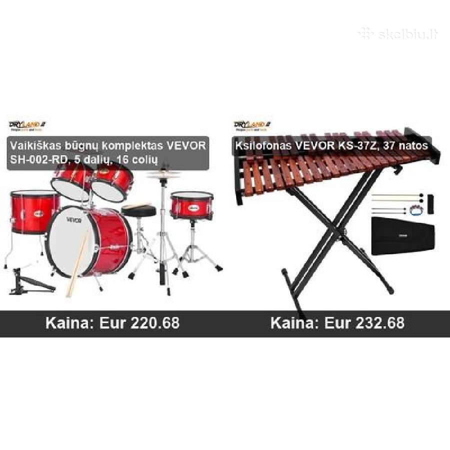 Būgnų Komplektas – Pradėk Groti Dabar! - nuotraukos Nr. 28
