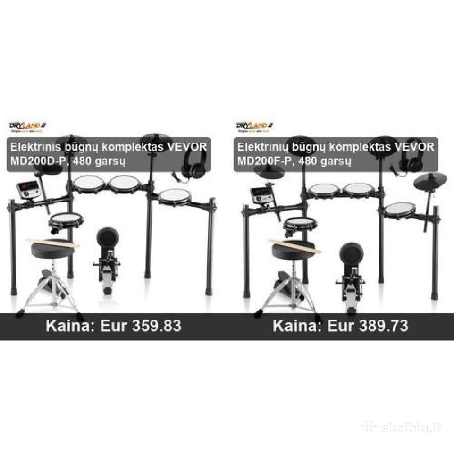 Būgnų Komplektas – Pradėk Groti Dabar! - nuotraukos Nr. 31