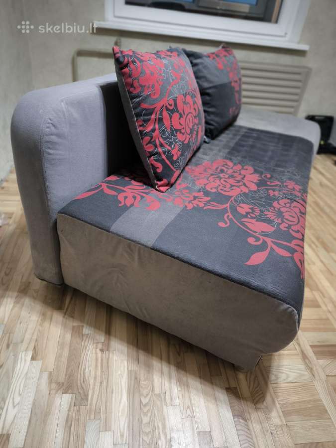 Sofa-lova su daiktadėže ir pagalvėmis (195x100 cm) - nuotraukos Nr. 2