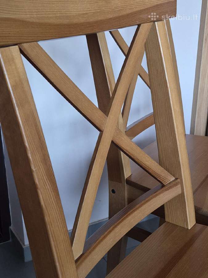 Medinės Ikea kėdės, 2 vnt. - nuotraukos Nr. 4