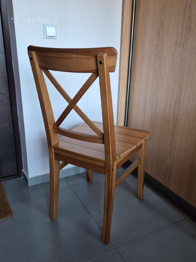 Medinės Ikea kėdės, 2 vnt. - nuotraukos Nr. 3