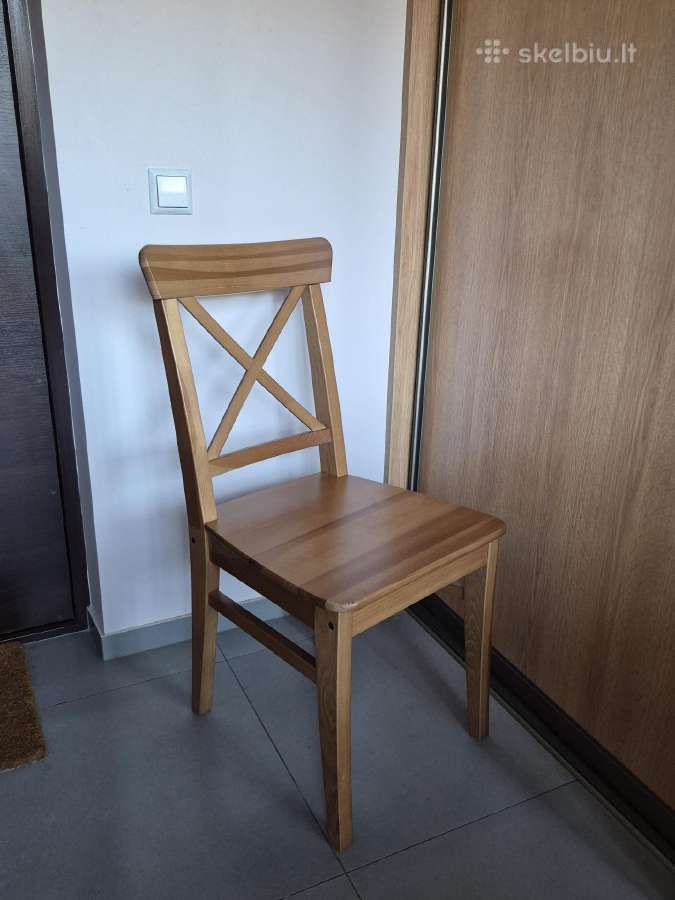 Medinės Ikea kėdės, 2 vnt. - nuotraukos Nr. 2
