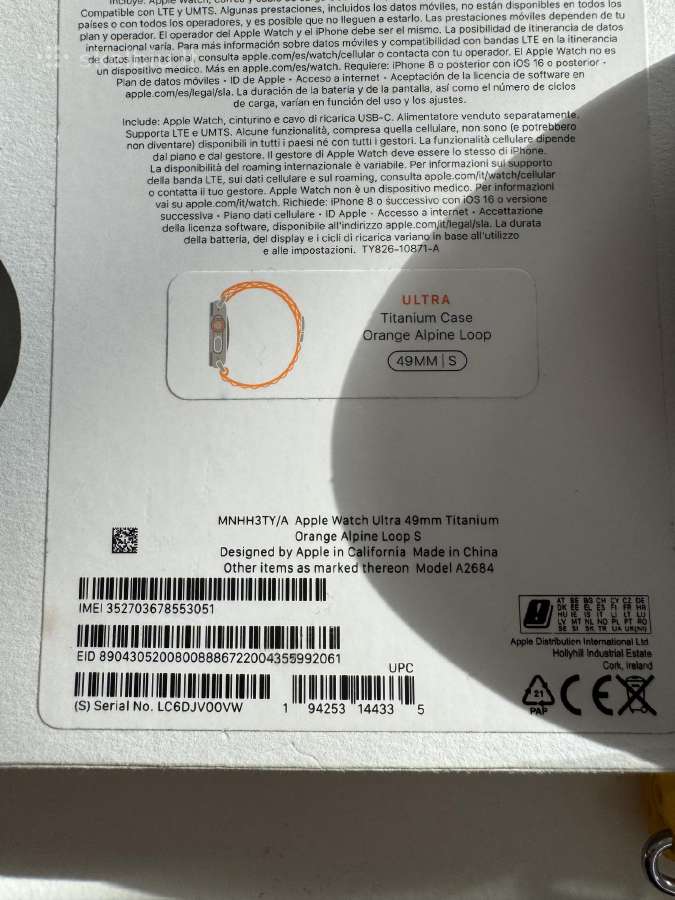 Apple Watch Ultra 1 laikrodis - nuotraukos Nr. 9