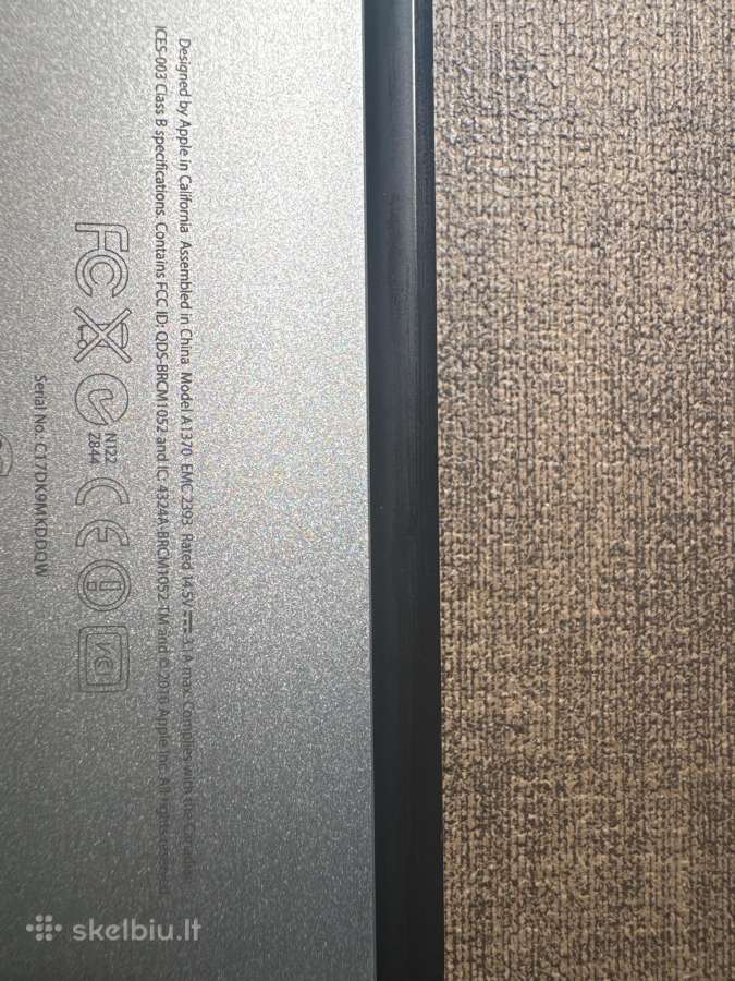 Parduodu „MacBook Air“ kompiuterį (128 GB) - nuotraukos Nr. 5