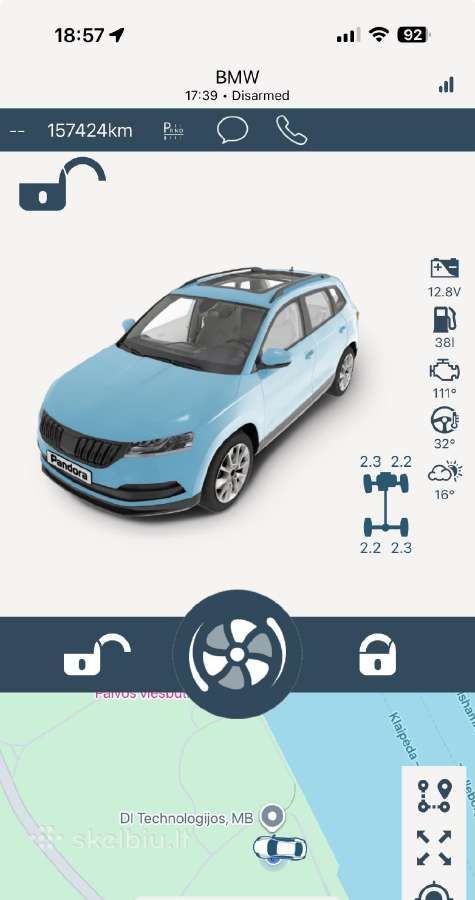 Signalizacija automobiliui (start/stop telefonu) - nuotraukos Nr. 4