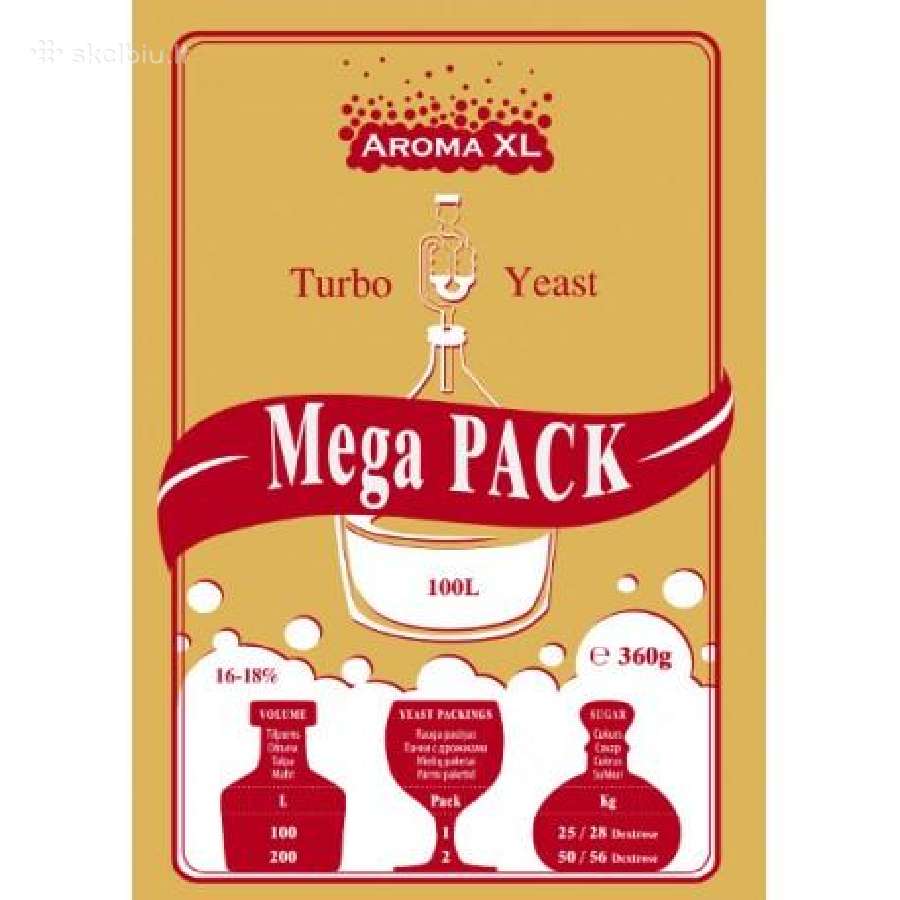Turbo mielės Hot Rod Mega Pack 100l - nuotraukos Nr. 2