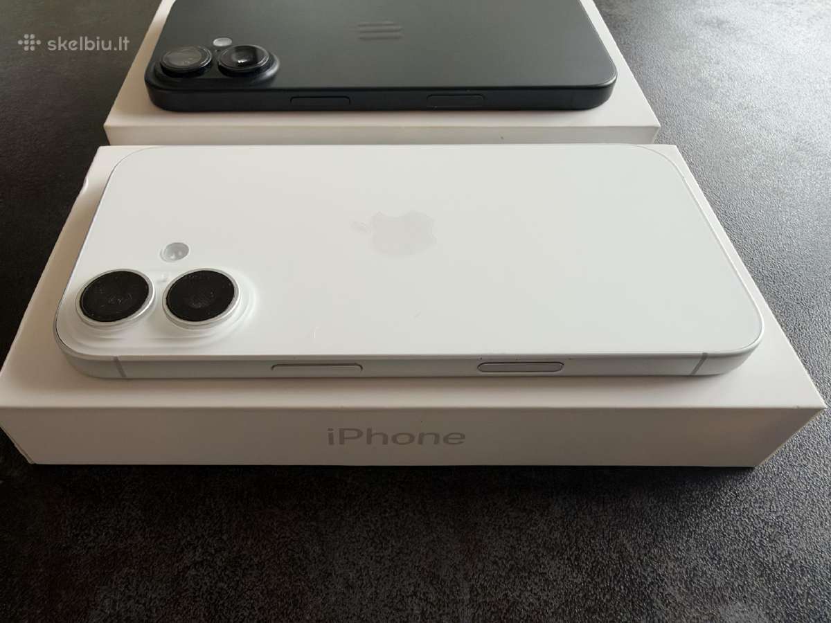 Apple iPhone 16. 128gb black/white - nuotraukos Nr. 3