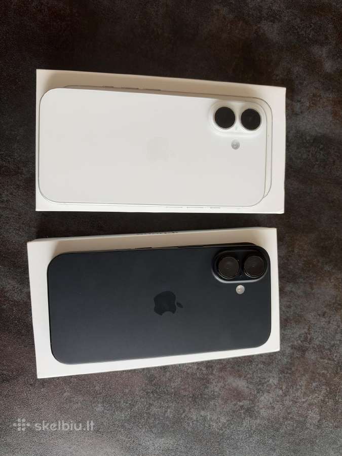 Apple iPhone 16. 128gb black/white - nuotraukos Nr. 4