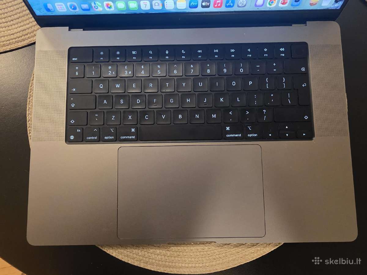 MacBook Pro 16" (A2485) M1 Pro 16 GB 1 TB - nuotraukos Nr. 3