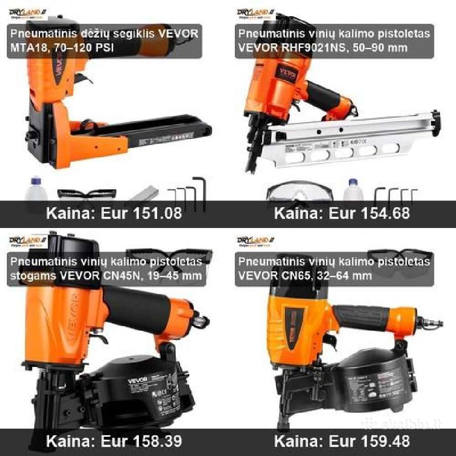 Akumuliatoriniai vinių ir kabių kalimo pistoletai - nuotraukos Nr. 30
