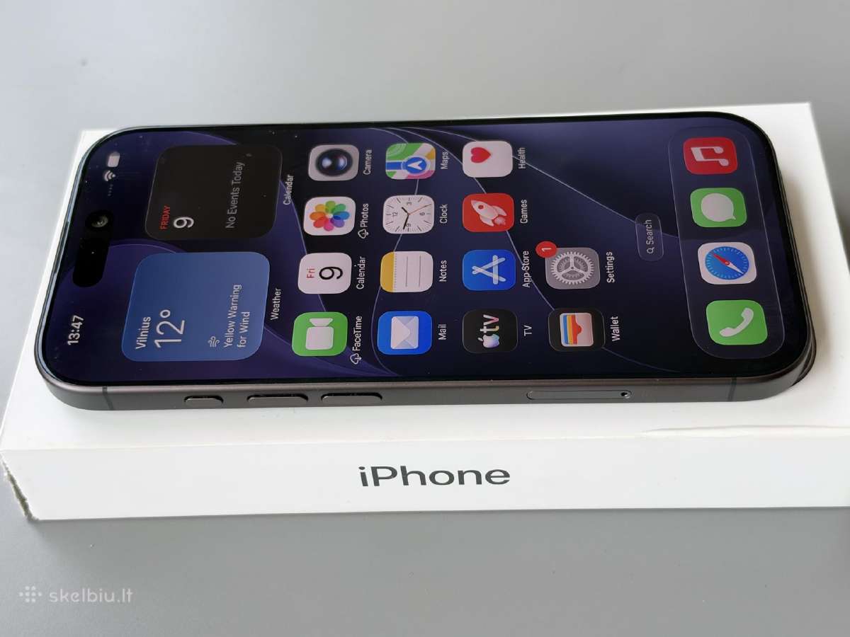 Parduodamas iPhone 17 256gb Black - nuotraukos Nr. 6