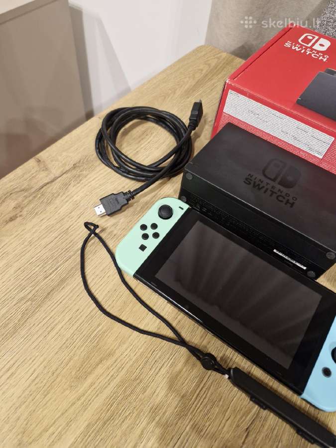 Nintendo switch v2+atminties korta - nuotraukos Nr. 4