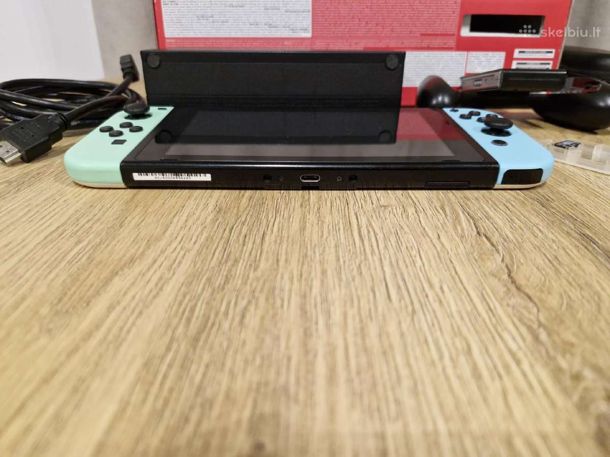 Nintendo switch v2+atminties korta - nuotraukos Nr. 5