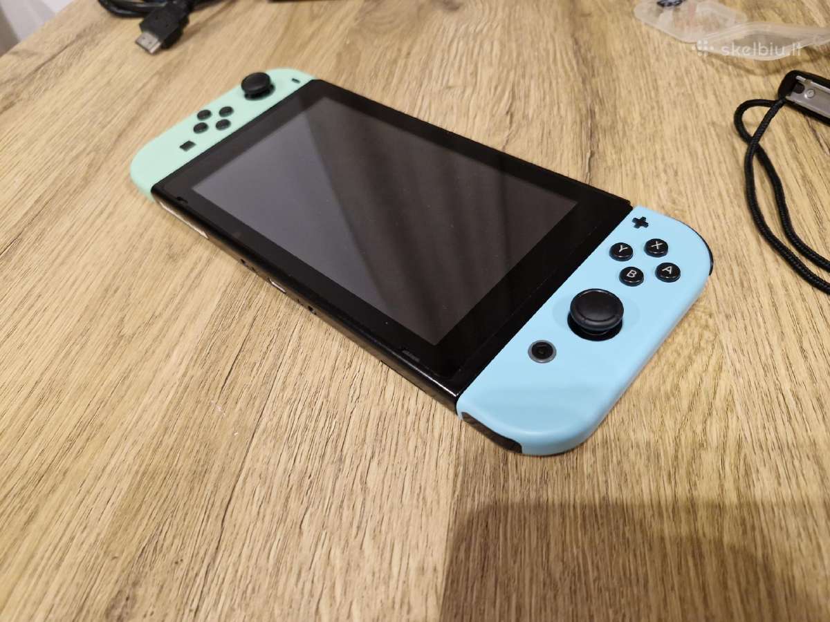 Nintendo switch v2+atminties korta - nuotraukos Nr. 7