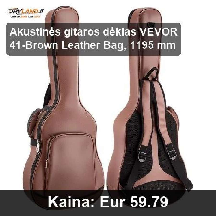 Akustinių gitarų dėklai Vevor - saugumas ir patogu - nuotraukos Nr. 9