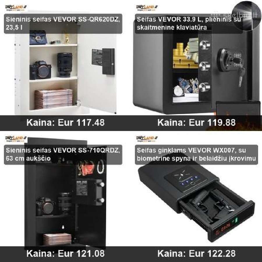 Patikimi seifai ginklų ir vertybių saugojimui - nuotraukos Nr. 20