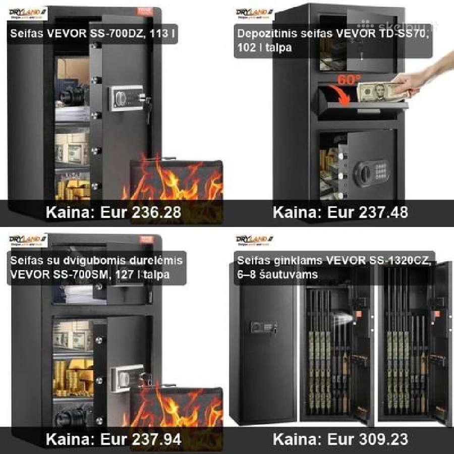 Patikimi seifai ginklų ir vertybių saugojimui - nuotraukos Nr. 29