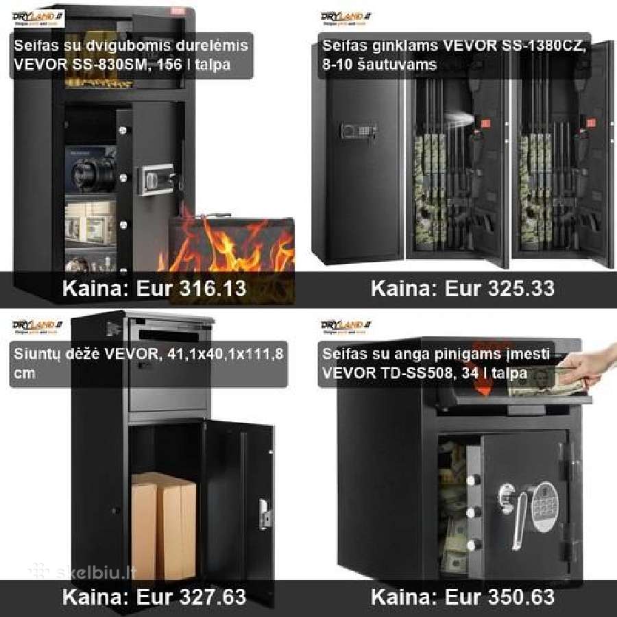 Patikimi seifai ginklų ir vertybių saugojimui - nuotraukos Nr. 30
