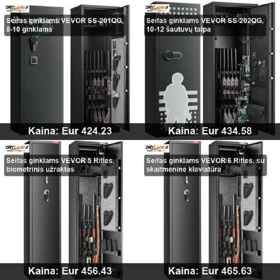 Patikimi seifai ginklų ir vertybių saugojimui - nuotraukos Nr. 32