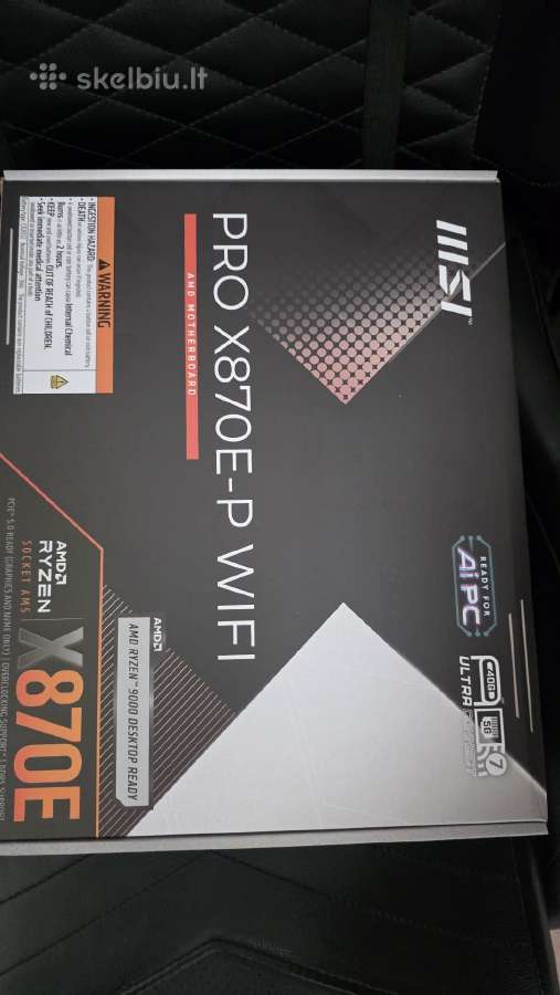 Msi Pro X870e-p WiFi Amd am5 motherboard motinine - nuotraukos Nr. 4