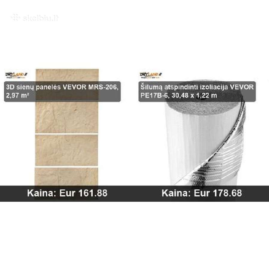 Sienų apdaila ir akustinės plokštės - nuotraukos Nr. 28