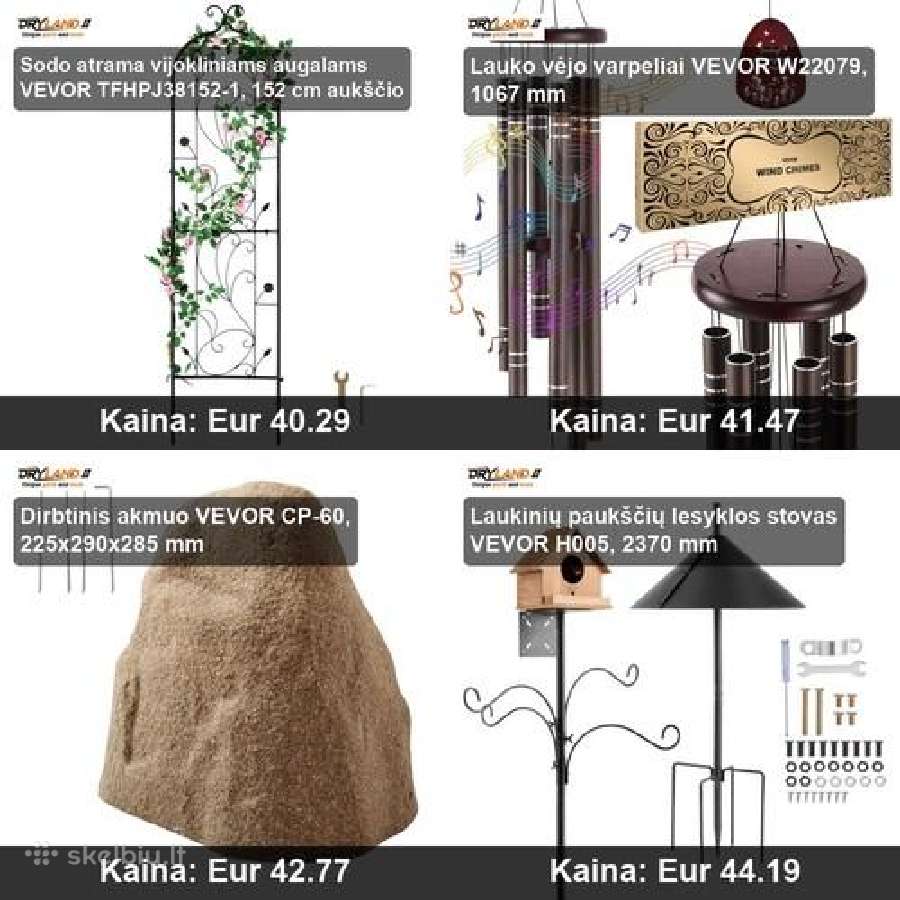 Sodo dekoracijos, šventinės stovai - nuotraukos Nr. 3