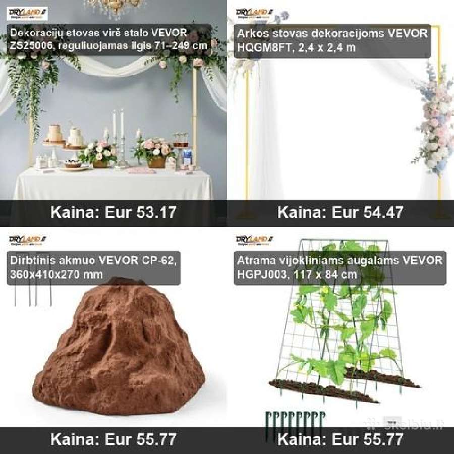 Sodo dekoracijos, šventinės stovai - nuotraukos Nr. 6