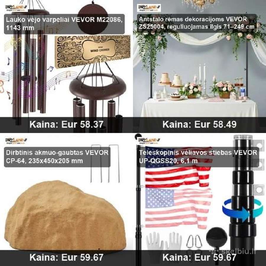 Sodo dekoracijos, šventinės stovai - nuotraukos Nr. 8