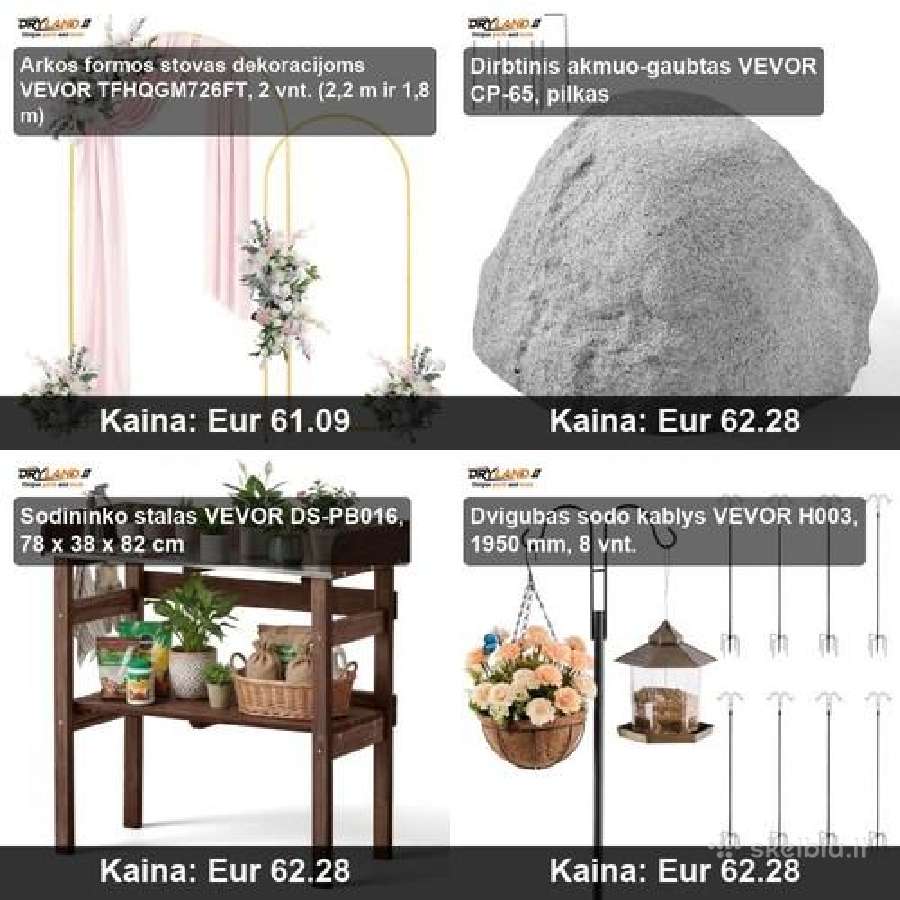 Sodo dekoracijos, šventinės stovai - nuotraukos Nr. 10