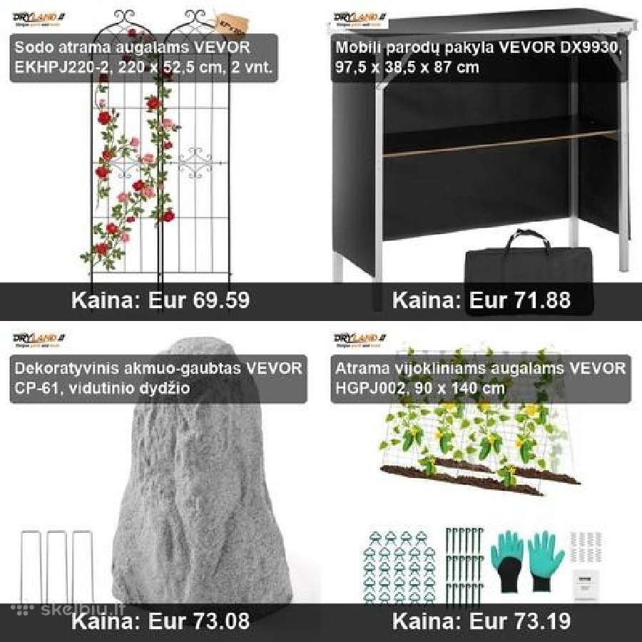 Sodo dekoracijos, šventinės stovai - nuotraukos Nr. 16