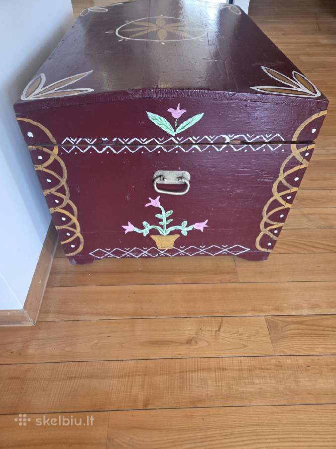 Autentiška restauruota kraičio skrynia - nuotraukos Nr. 2