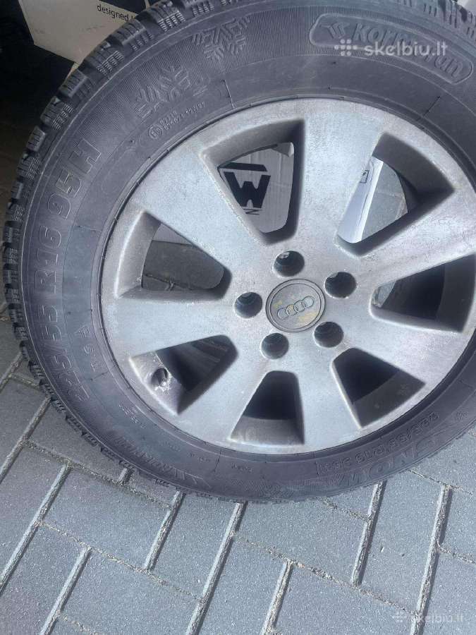 Padangos su Audi A4 B8 diskais - nuotraukos Nr. 4