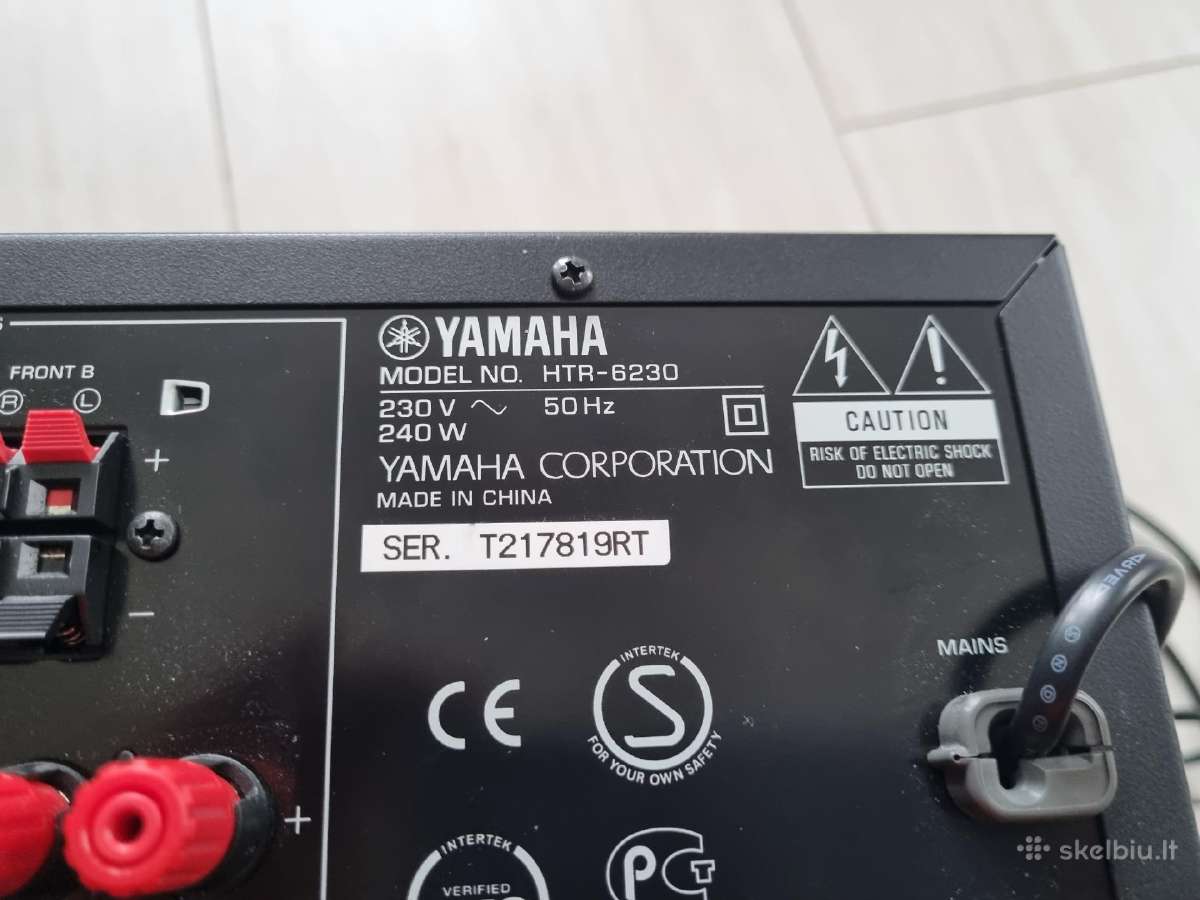 Parduodamas Yamaha stiprintuvas. - nuotraukos Nr. 4
