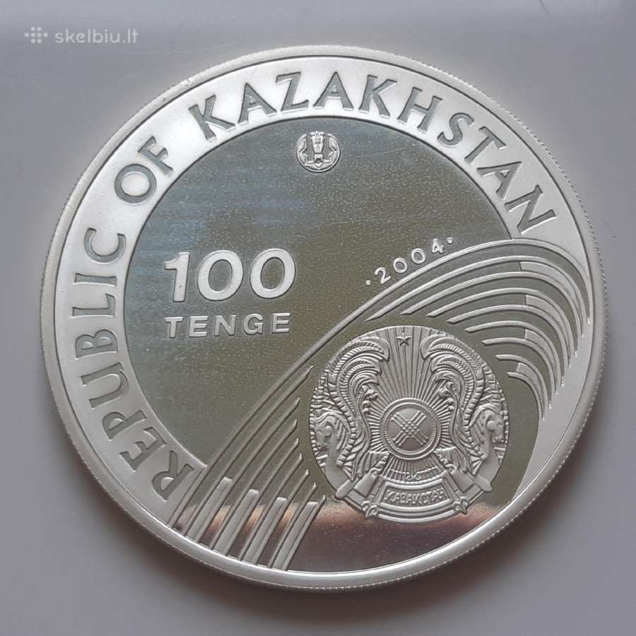Kazachstanas 100 tengė sidabras Futbolas 2004 - nuotraukos Nr. 2