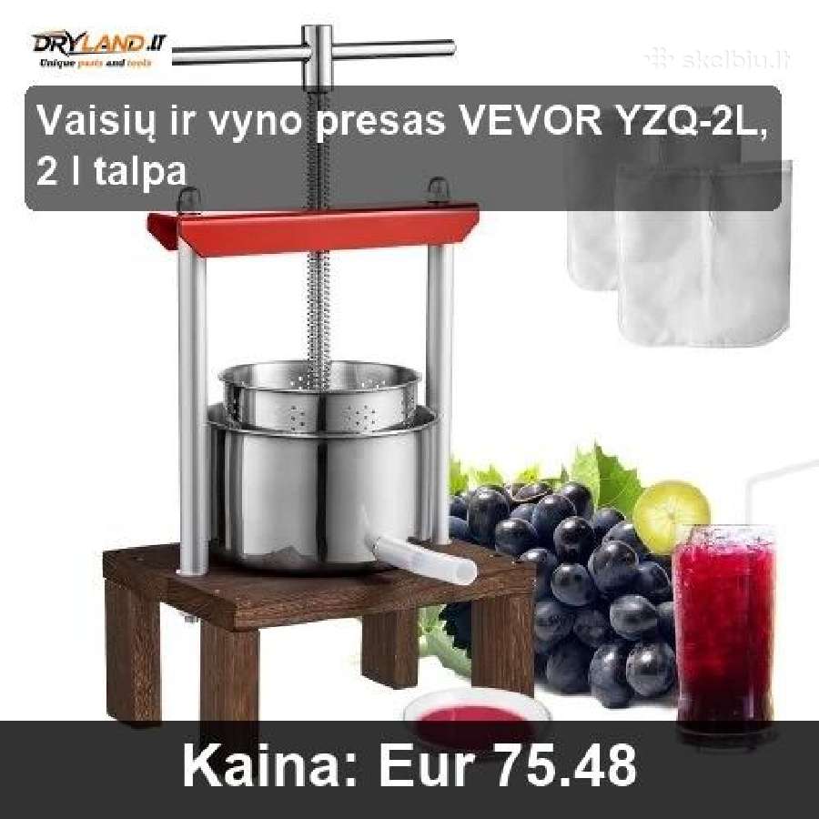Uogų sulčiaspaudės - šviežios sultys greitai - nuotraukos Nr. 5