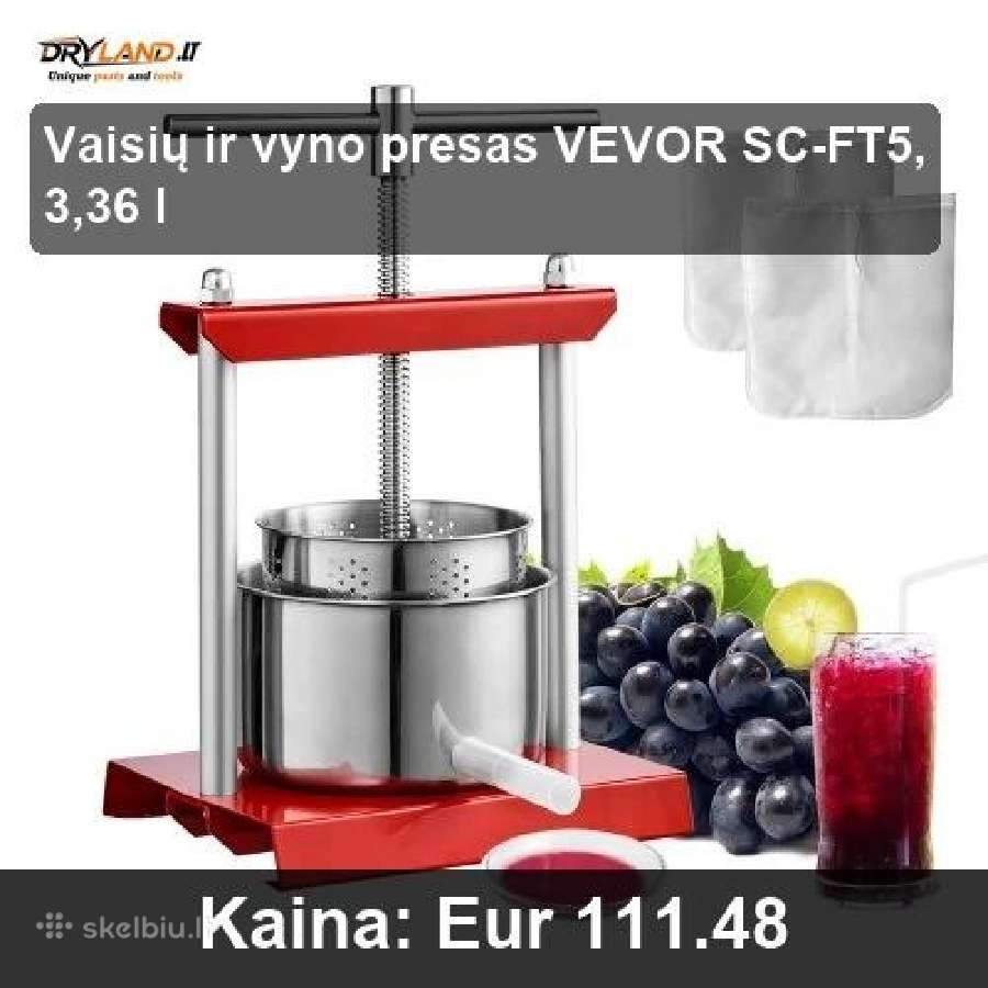 Uogų sulčiaspaudės - šviežios sultys greitai - nuotraukos Nr. 16