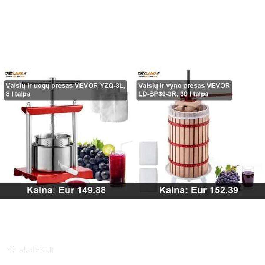 Uogų sulčiaspaudės - šviežios sultys greitai - nuotraukos Nr. 22