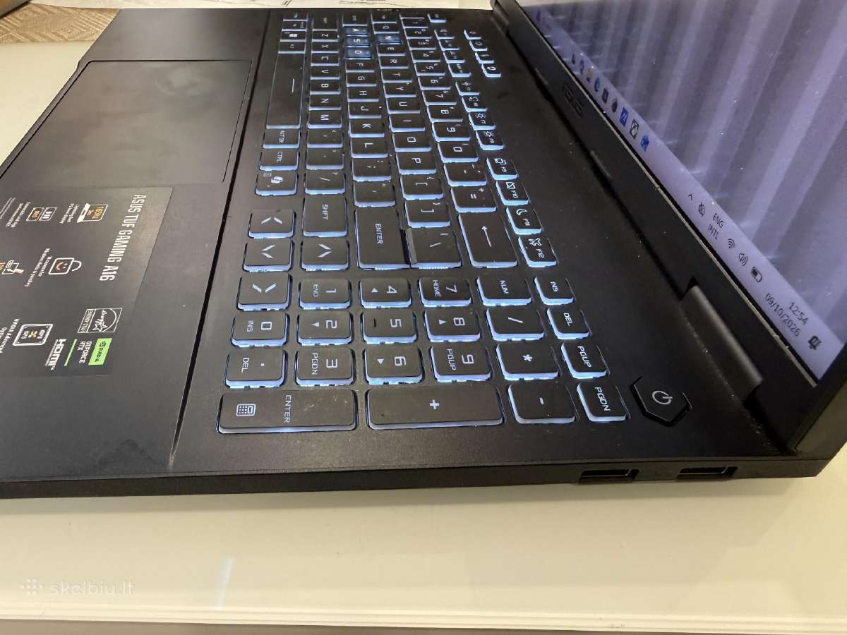 Asus Tuf Gaming A16 Rtx 5050 8gb - nuotraukos Nr. 3