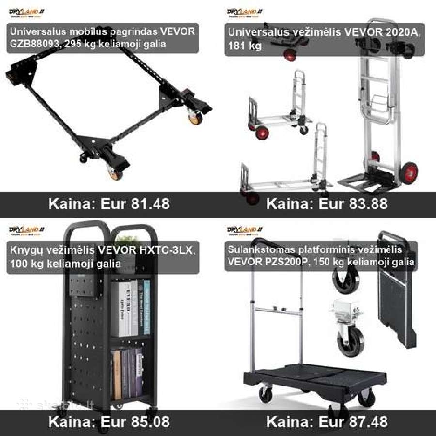 Vežimėliai ir Ratukai – Sunkumus Perkelk Lengvai! - nuotraukos Nr. 13