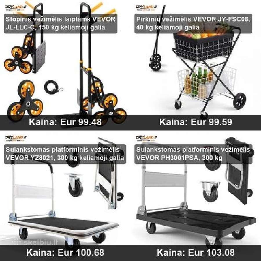 Vežimėliai ir Ratukai – Sunkumus Perkelk Lengvai! - nuotraukos Nr. 16