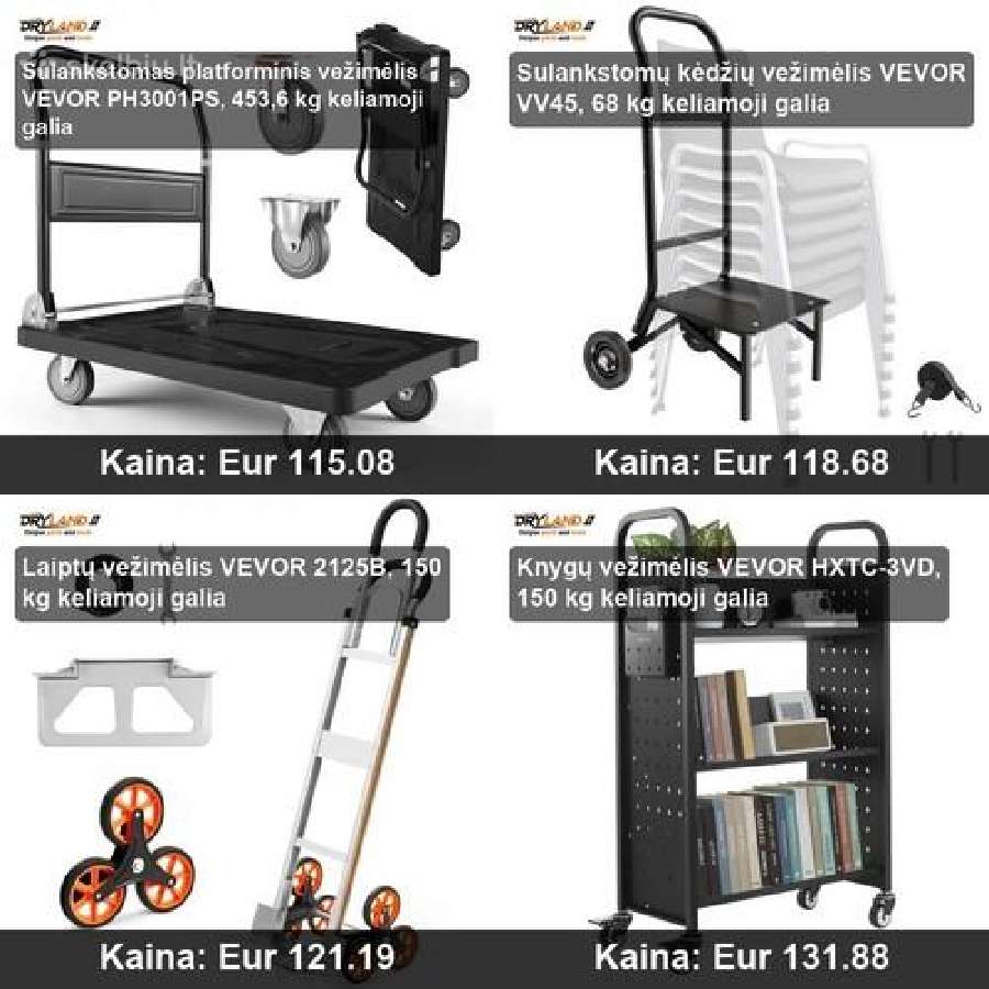 Vežimėliai ir Ratukai – Sunkumus Perkelk Lengvai! - nuotraukos Nr. 18