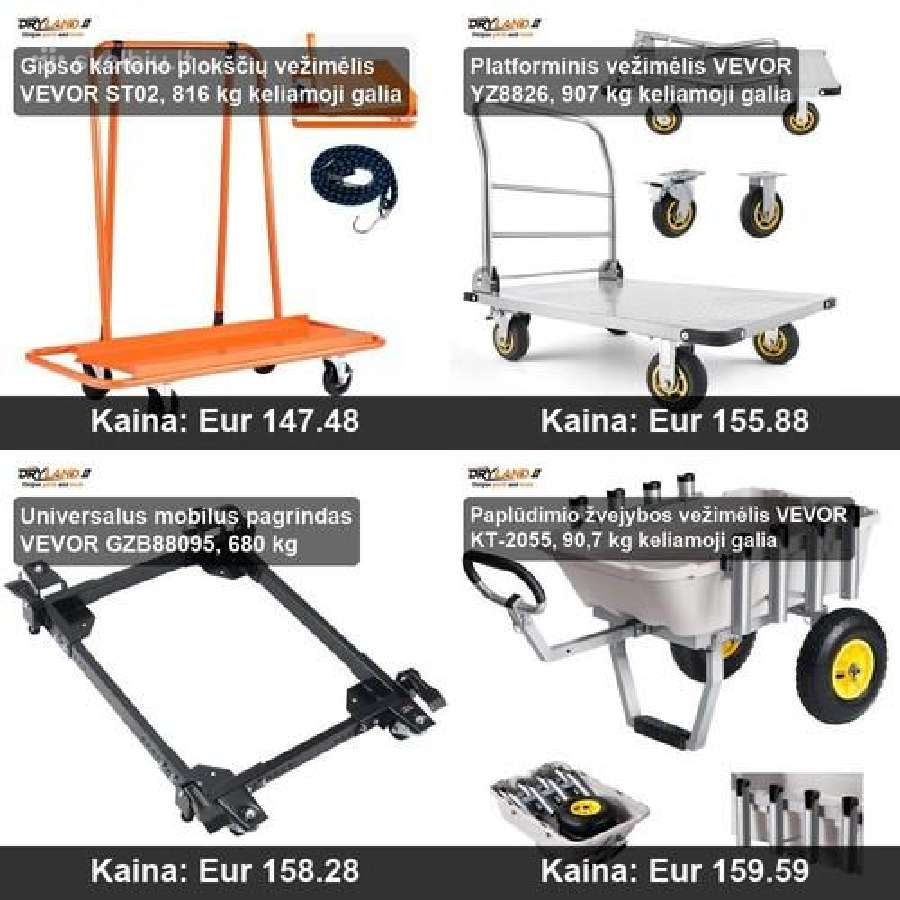 Vežimėliai ir Ratukai – Sunkumus Perkelk Lengvai! - nuotraukos Nr. 20