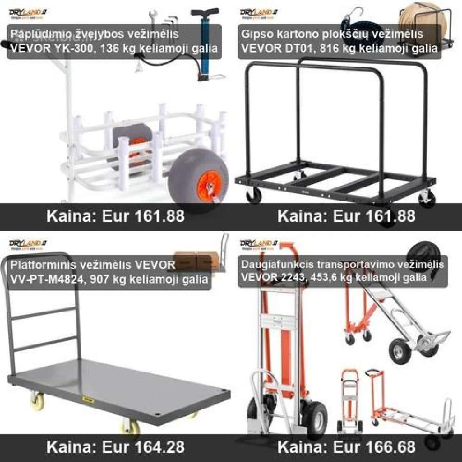 Vežimėliai ir Ratukai – Sunkumus Perkelk Lengvai! - nuotraukos Nr. 21