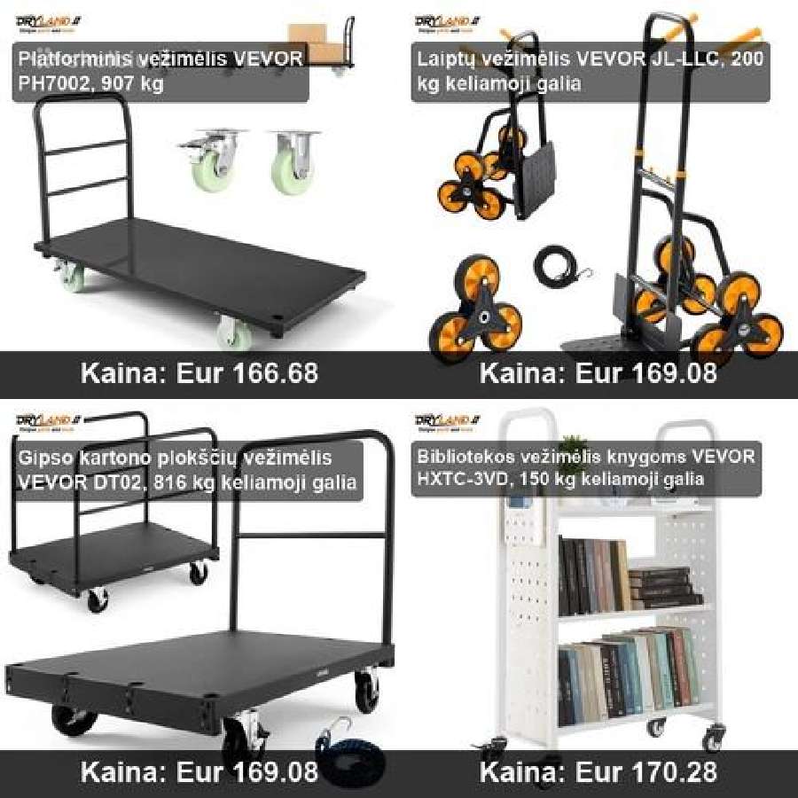 Vežimėliai ir Ratukai – Sunkumus Perkelk Lengvai! - nuotraukos Nr. 22