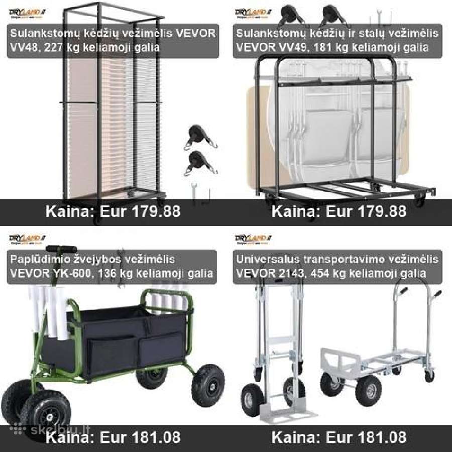 Vežimėliai ir Ratukai – Sunkumus Perkelk Lengvai! - nuotraukos Nr. 24